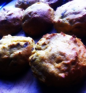 Carrot Cake scones just baked2-001