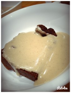 Chocolate Pumpkin Slice with Cashew Custard